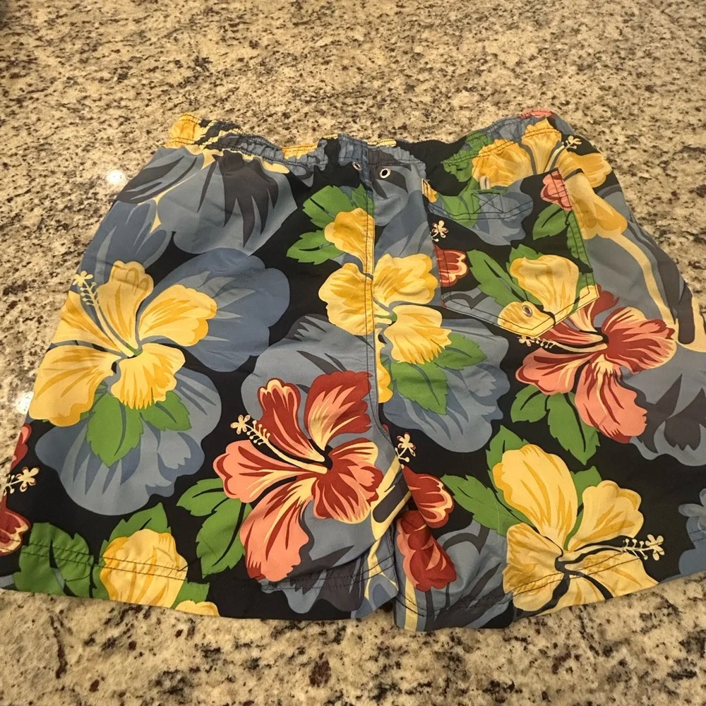 Lands' End Men’s Floral Swim Shorts‎ - Multicolor